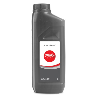 Масло моторное Mota oil полусинтетическое 2T Люкс Супер АРI-TC 1л (красное) Россия